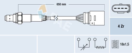 FAE Lambda sonda 77200 1