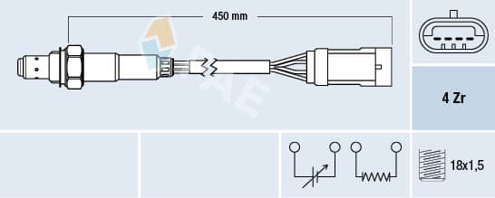 FAE Lambda sonda 77207 1