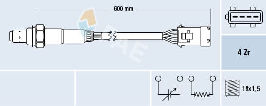 FAE Lambda sonda 77281 1