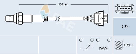 FAE Lambda sonda 77303 1