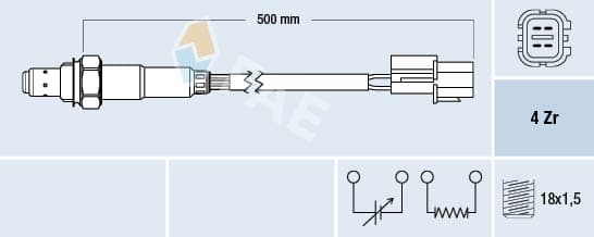 FAE Lambda sonda 77344 1