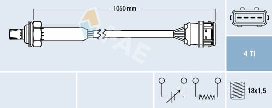 FAE Lambda sonda 77360 1
