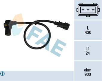 FAE Snímač impulzov kľukového hriadeľa 79054 1