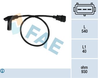 FAE Snímač impulzov kľukového hriadeľa 79097 1
