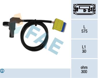 FAE Snímač otáčok, automatická prevodovka 79223 1
