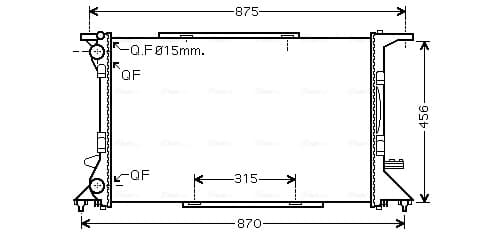 AVA QUALITY COOLING Chladič motora AI2306 1