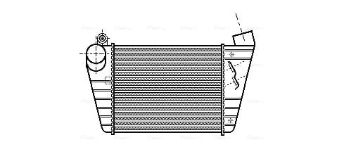 AVA QUALITY COOLING Chladič plniaceho vzduchu AI4172 1