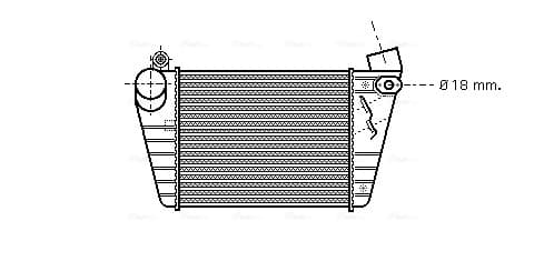 AVA QUALITY COOLING Chladič plniaceho vzduchu AI4185 1