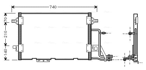 AVA QUALITY COOLING Kondenzátor klimatizácie AI5137 1
