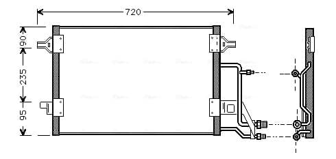 AVA QUALITY COOLING Kondenzátor klimatizácie AI5140 1