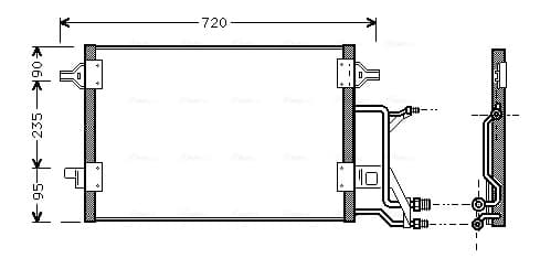 AVA QUALITY COOLING Kondenzátor klimatizácie AI5176 1