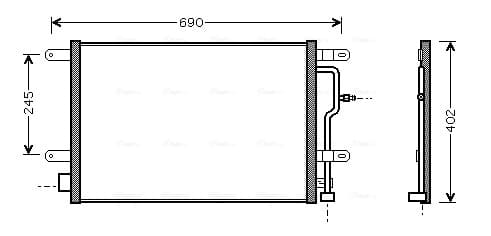 AVA QUALITY COOLING Kondenzátor klimatizácie AI5194 1