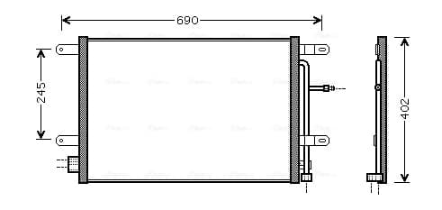 AVA QUALITY COOLING Kondenzátor klimatizácie AI5238 1
