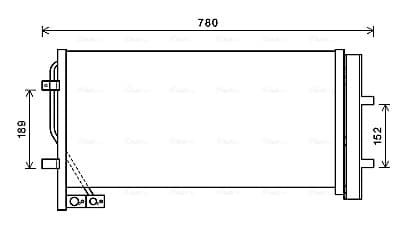 AVA QUALITY COOLING Kondenzátor klimatizácie AI5382D 1