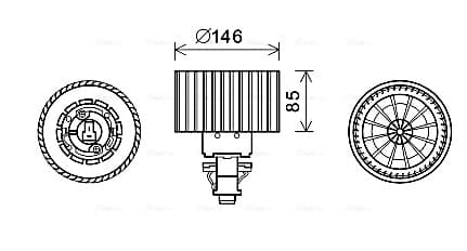 AVA QUALITY COOLING Vnútorný ventilátor AI8374 1