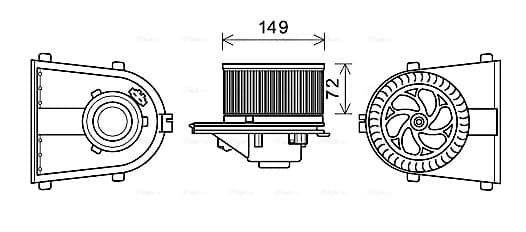 AVA QUALITY COOLING Vnútorný ventilátor AI8378 1