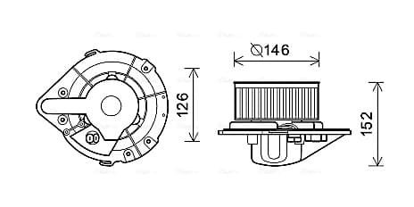 AVA QUALITY COOLING Vnútorný ventilátor AI8501 1