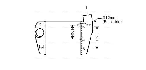 AVA QUALITY COOLING Chladič plniaceho vzduchu AIA4350 1