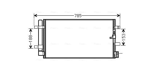 AVA QUALITY COOLING Kondenzátor klimatizácie AIA5360D 1