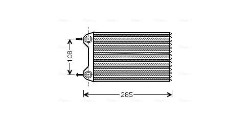 AVA QUALITY COOLING Výmenník tepla vnútorného kúrenia AIA6223 1