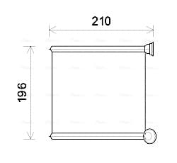 AVA QUALITY COOLING Výmenník tepla vnútorného kúrenia AIA6385 1