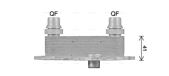 AVA QUALITY COOLING Chladič motorového oleja AL3152 1
