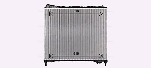 AVA QUALITY COOLING Chladič motora AU2337 1