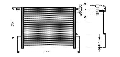 AVA QUALITY COOLING Kondenzátor klimatizácie BW5203 1