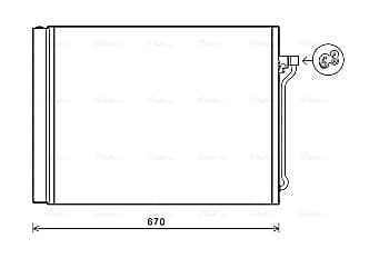 AVA QUALITY COOLING Kondenzátor klimatizácie BW5409D 1