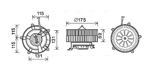 AVA QUALITY COOLING Vnútorný ventilátor BW8478 1