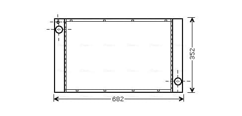 AVA QUALITY COOLING Chladič motora BWA2333 1