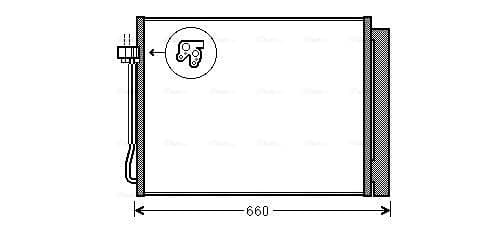 AVA QUALITY COOLING Kondenzátor klimatizácie BWA5377D 1