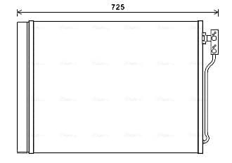 AVA QUALITY COOLING Kondenzátor klimatizácie BWA5435D 1