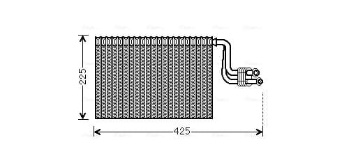 AVA QUALITY COOLING Výparník klimatizácie BWV364 1