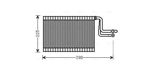 AVA QUALITY COOLING Výparník klimatizácie BWV365 1
