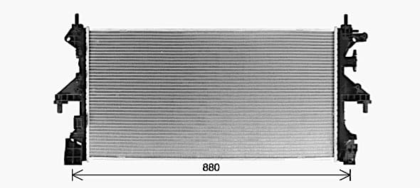 AVA QUALITY COOLING Chladič motora CN2320 1