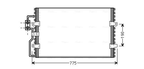 AVA QUALITY COOLING Kondenzátor klimatizácie CN5093 1