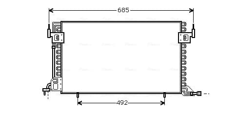 AVA QUALITY COOLING Kondenzátor klimatizácie CN5100 1