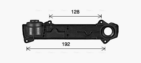 AVA QUALITY COOLING Výmenník tepla vnútorného kúrenia CN6333 1