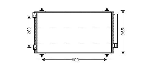 AVA QUALITY COOLING Kondenzátor klimatizácie CNA5271D 1