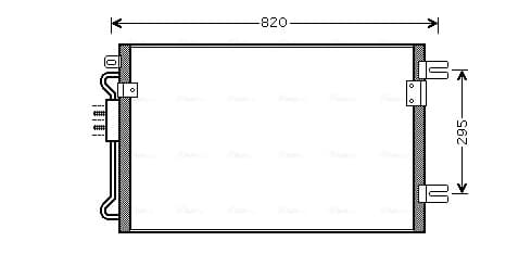 AVA QUALITY COOLING Kondenzátor klimatizácie CRA5098 1