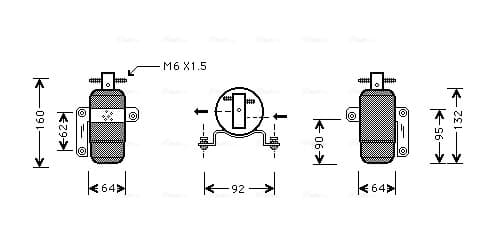 AVA QUALITY COOLING Vysúžač klimatizácie CRD060 1