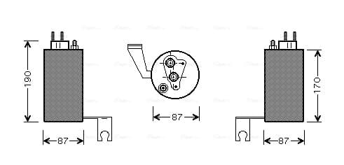 AVA QUALITY COOLING Vysúžač klimatizácie CRD084 1