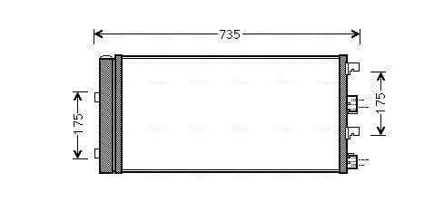 AVA QUALITY COOLING Kondenzátor klimatizácie DAA5004D 1
