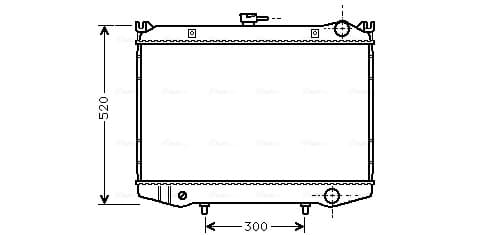 AVA QUALITY COOLING Chladič motora DN2064 1