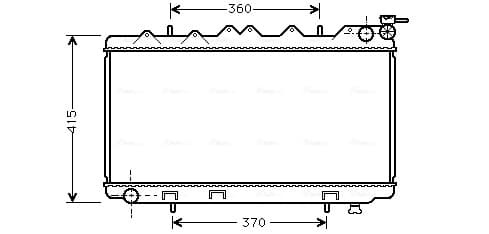AVA QUALITY COOLING Chladič motora DN2135 1
