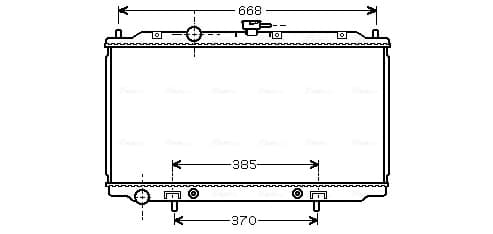 AVA QUALITY COOLING Chladič motora DN2219 1