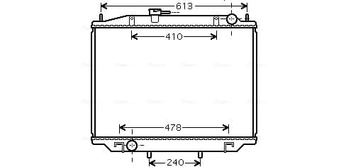 AVA QUALITY COOLING Chladič motora DN2300 1
