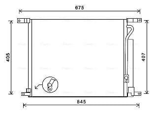 AVA QUALITY COOLING Kondenzátor klimatizácie DWA5139D 1