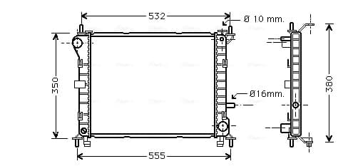 AVA QUALITY COOLING Chladič motora FD2263 1